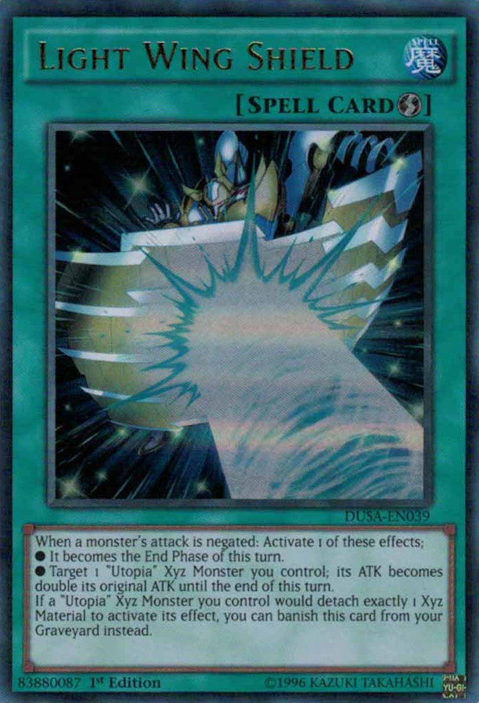 Light Wing Shield [DUSA-EN039] Ultra Rare | Rock City Comics