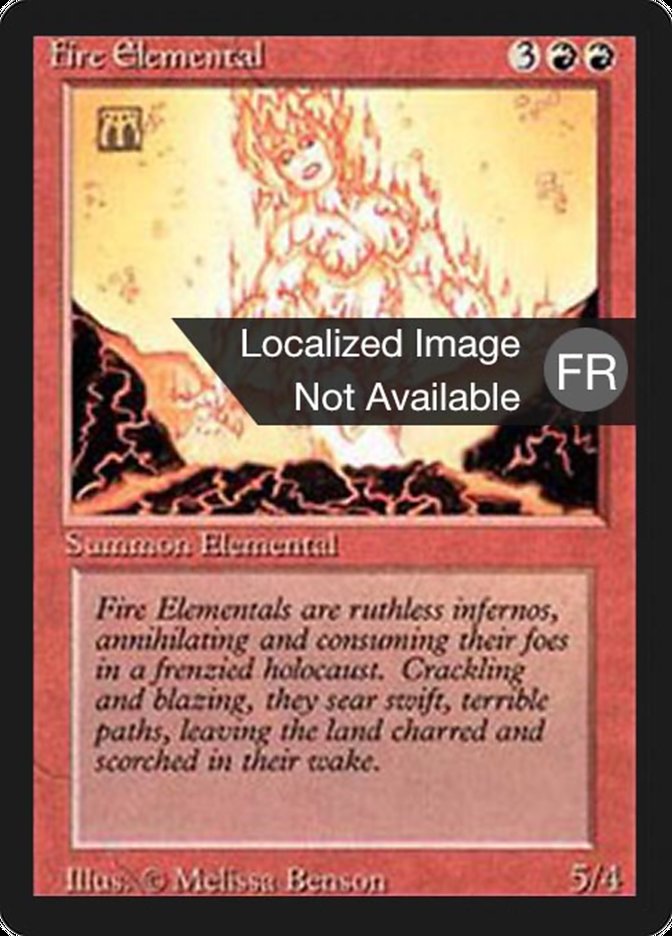 Fire Elemental [Foreign Black Border] | Rock City Comics