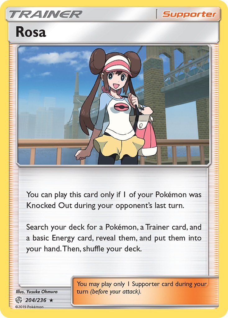 Rosa (204/236) (Theme Deck Exclusive) [Sun & Moon: Cosmic Eclipse] | Rock City Comics