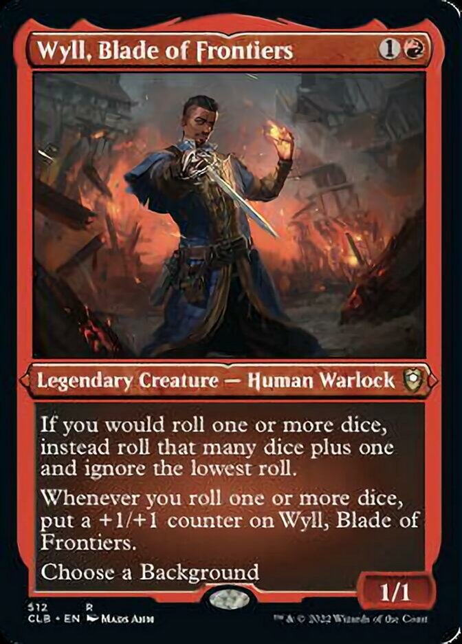 Wyll, Blade of Frontiers (Foil Etched) [Commander Legends: Battle for Baldur's Gate] | Rock City Comics