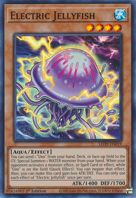 Electric Jellyfish [LED9-EN019] Super Rare | Rock City Comics