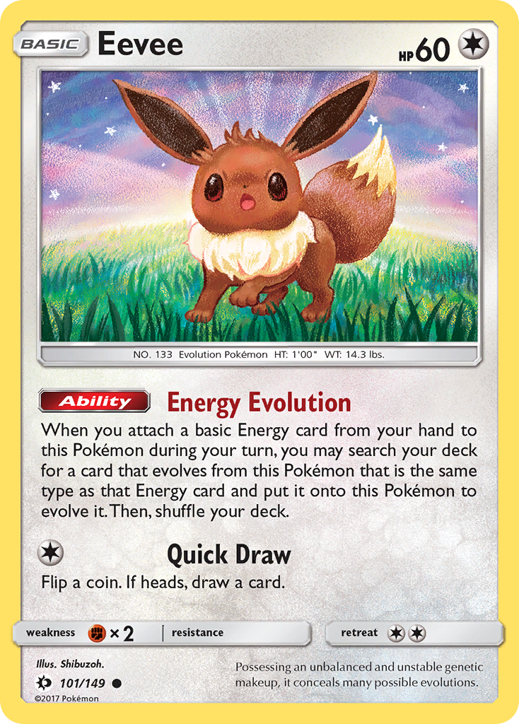 Eevee (101/149) [Sun & Moon: Base Set] | Rock City Comics