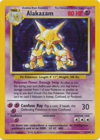 Alakazam (1/102) [Base Set Unlimited] | Rock City Comics