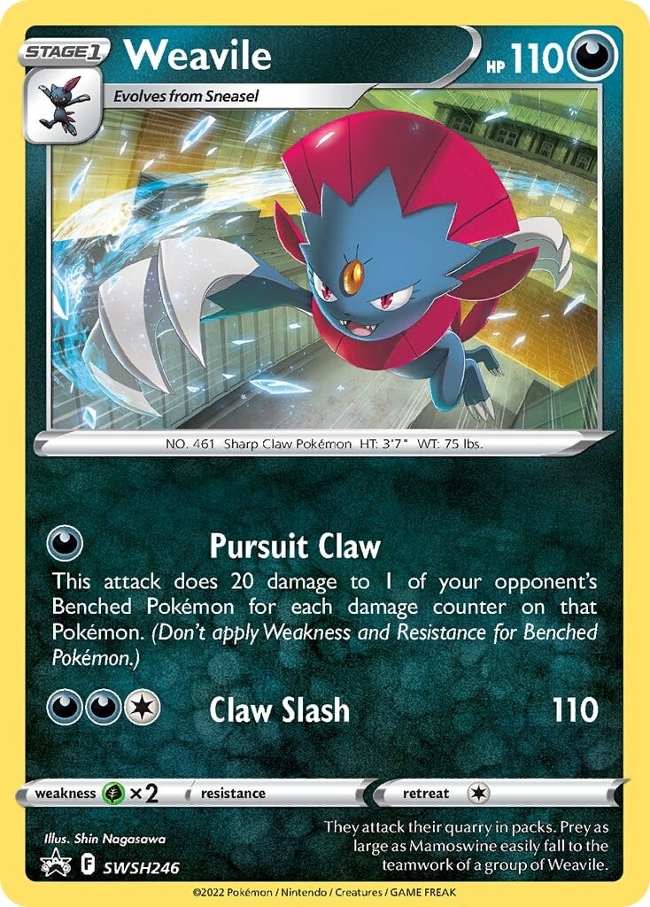 Weavile (SWSH246) [Sword & Shield: Black Star Promos] | Rock City Comics