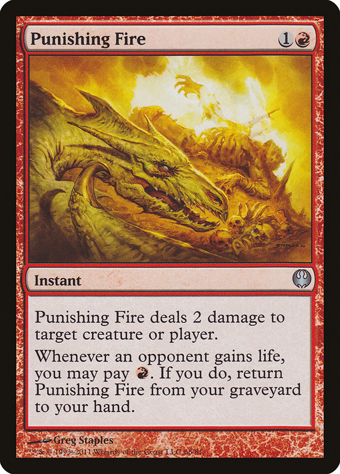 Punishing Fire [Duel Decks: Knights vs. Dragons] | Rock City Comics