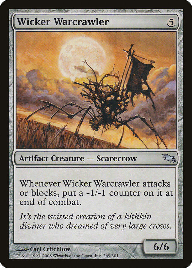 Wicker Warcrawler [Shadowmoor] | Rock City Comics