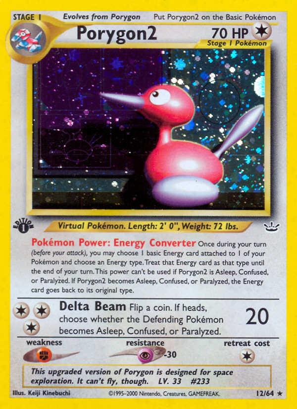 Porygon2 (12/64) [Neo Revelation 1st Edition] | Rock City Comics