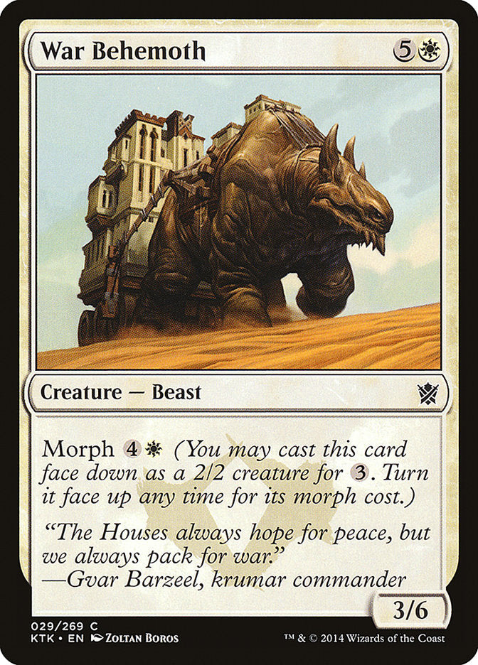 War Behemoth [Khans of Tarkir] | Rock City Comics