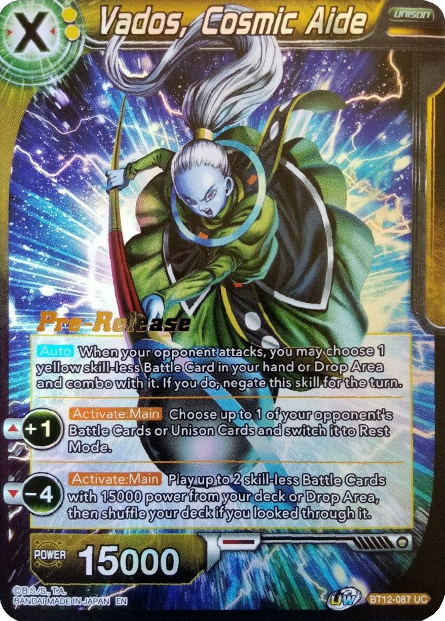 Vados, Cosmic Aide (BT12-087) [Vicious Rejuvenation Prerelease Promos] | Rock City Comics