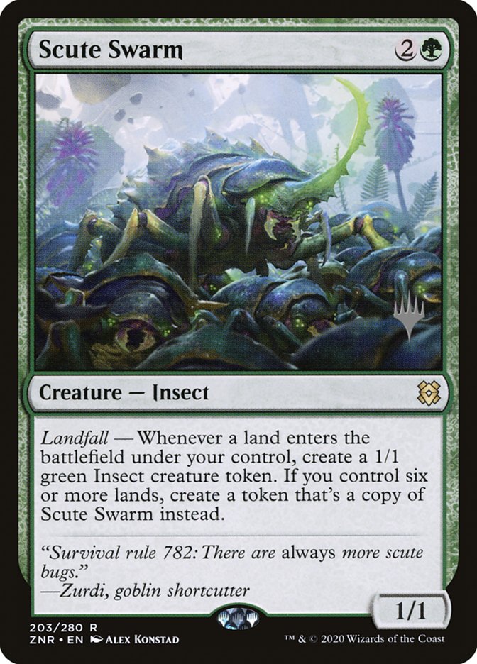 Scute Swarm (Promo Pack) [Zendikar Rising Promos] | Rock City Comics