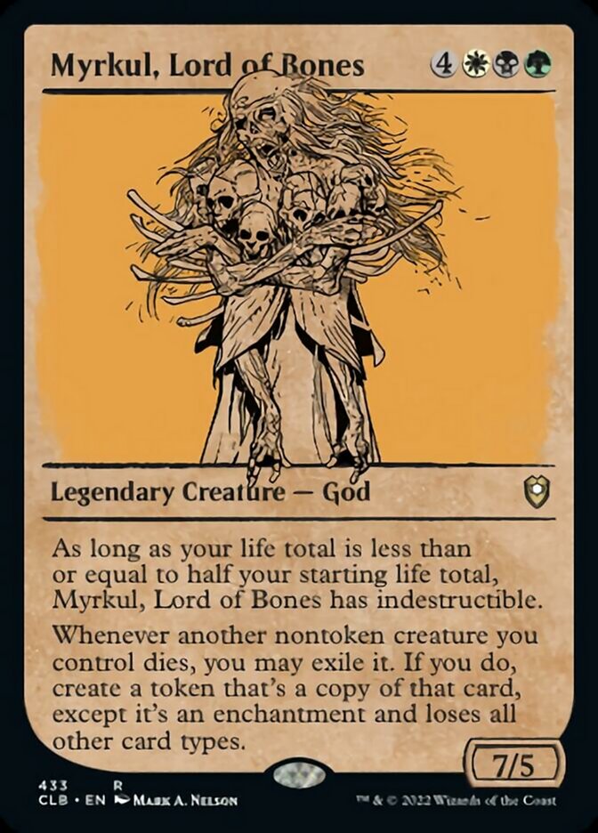 Myrkul, Lord of Bones (Showcase) [Commander Legends: Battle for Baldur's Gate] | Rock City Comics