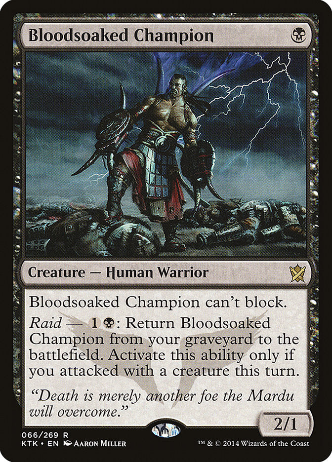 Bloodsoaked Champion [Khans of Tarkir] | Rock City Comics