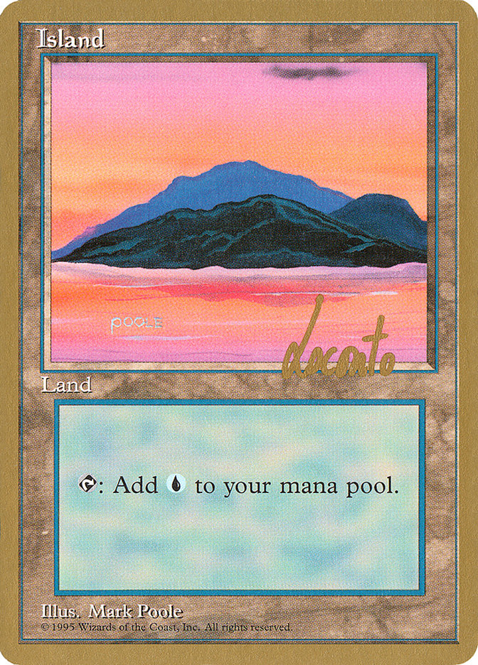 Island (ml369) (Michael Loconto) [Pro Tour Collector Set] | Rock City Comics