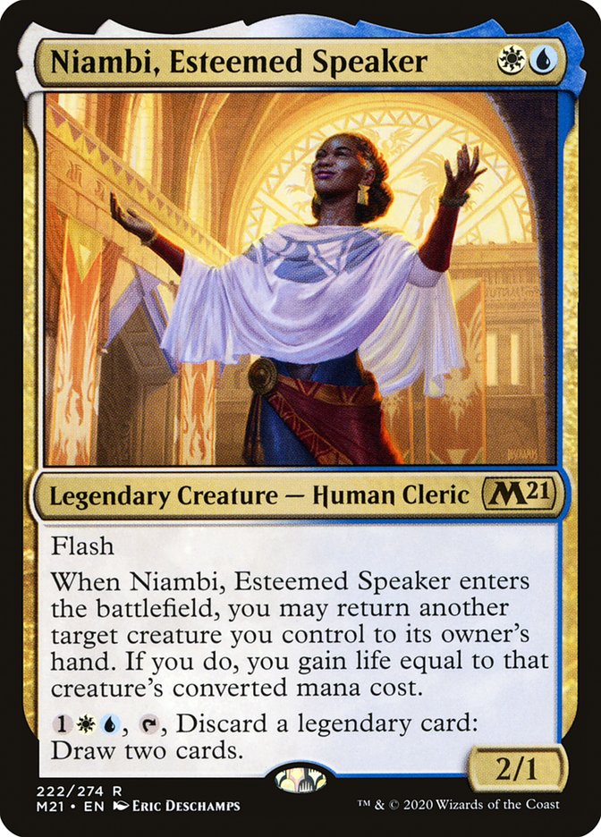 Niambi, Esteemed Speaker [Core Set 2021] | Rock City Comics