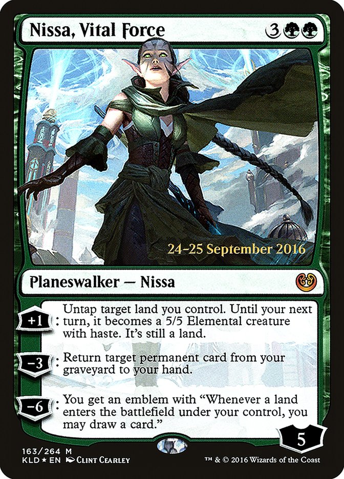 Nissa, Vital Force  [Kaladesh Prerelease Promos] | Rock City Comics