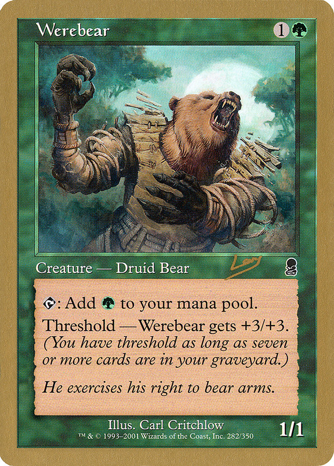 Werebear (Raphael Levy) [World Championship Decks 2002] | Rock City Comics