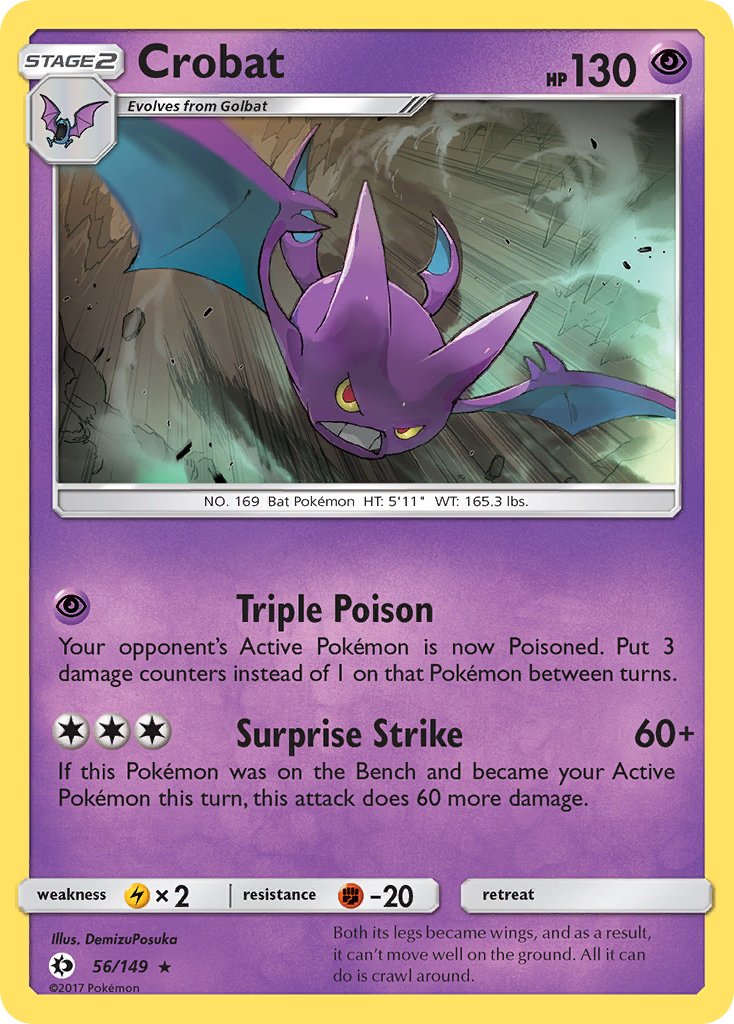 Crobat (56/149) [Sun & Moon: Base Set] | Rock City Comics