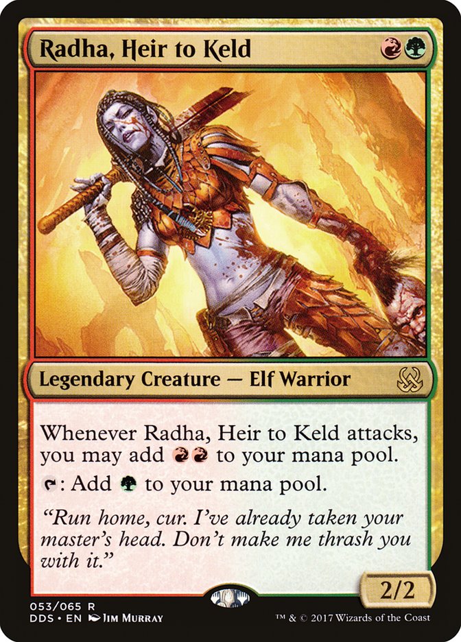 Radha, Heir to Keld [Duel Decks: Mind vs. Might] | Rock City Comics