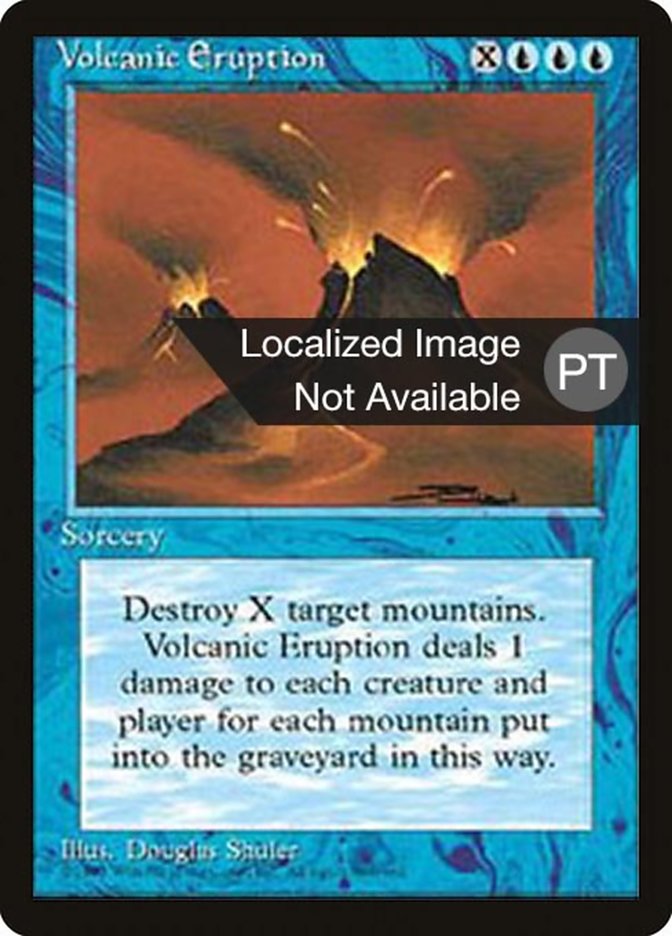 Volcanic Eruption [Fourth Edition (Foreign Black Border)] | Rock City Comics