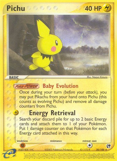 Pichu (20/100) [EX: Sandstorm] | Rock City Comics