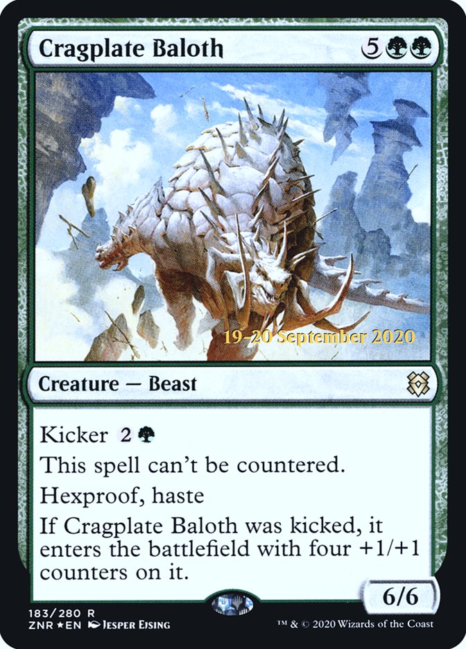 Cragplate Baloth [Zendikar Rising Prerelease Promos] | Rock City Comics