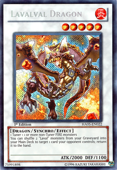 Lavalval Dragon [HA05-EN022] Secret Rare | Rock City Comics