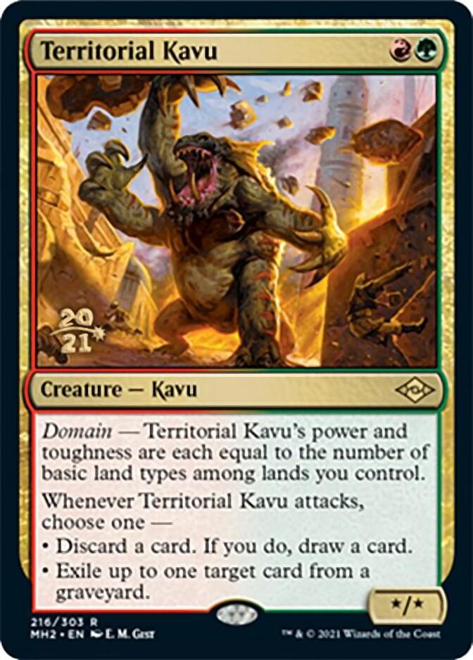 Territorial Kavu [Modern Horizons 2 Prerelease Promos] | Rock City Comics