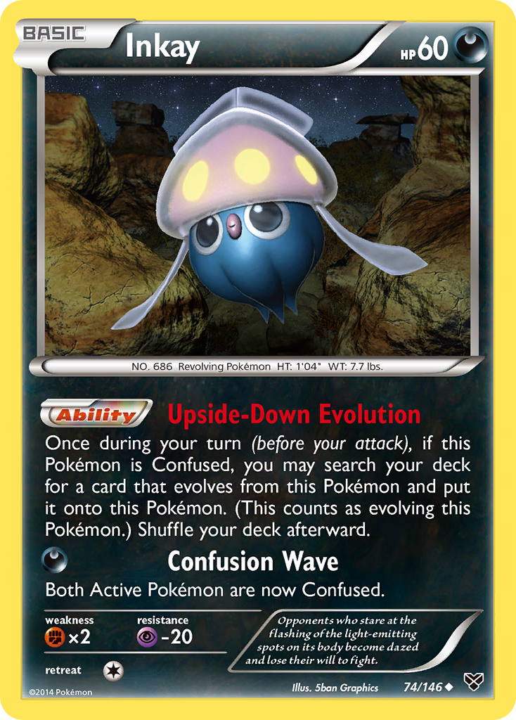 Inkay (74/146) [XY: Base Set] | Rock City Comics