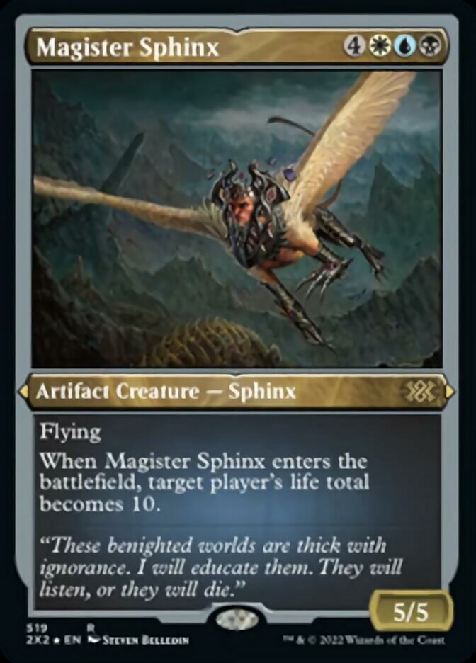 Magister Sphinx (Foil Etched) [Double Masters 2022] | Rock City Comics