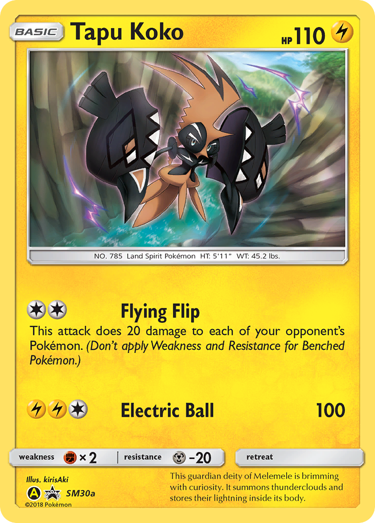 Tapu Koko (SM30a) [Sun & Moon: Black Star Promos] | Rock City Comics