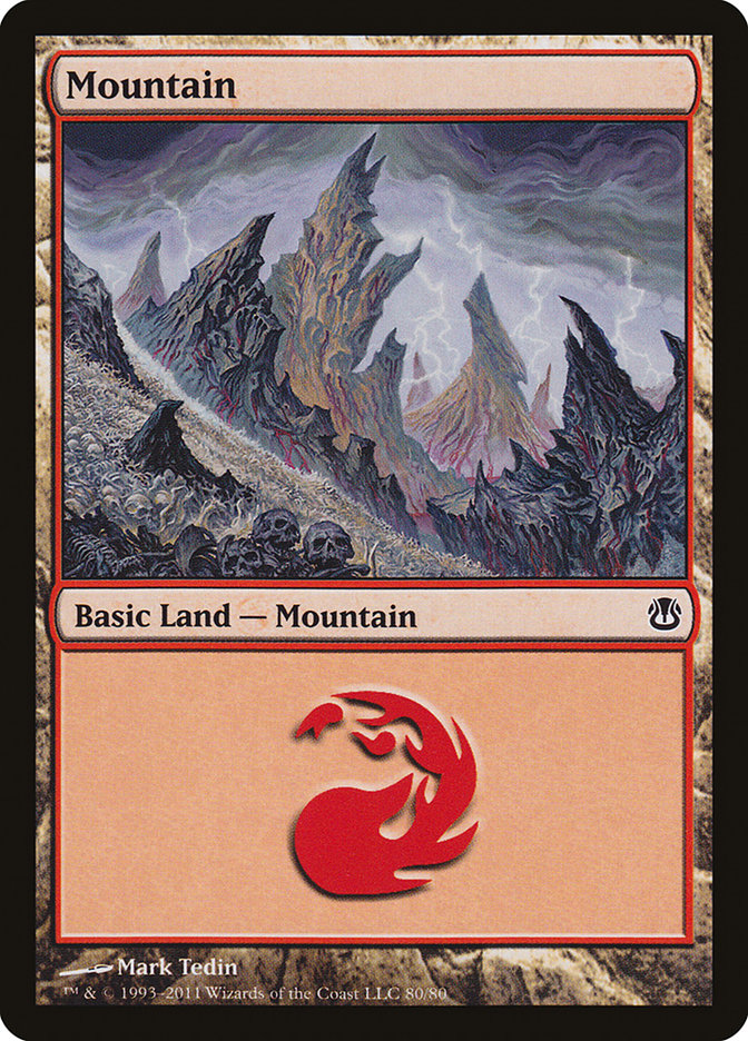 Mountain (80) [Duel Decks: Ajani vs. Nicol Bolas] | Rock City Comics