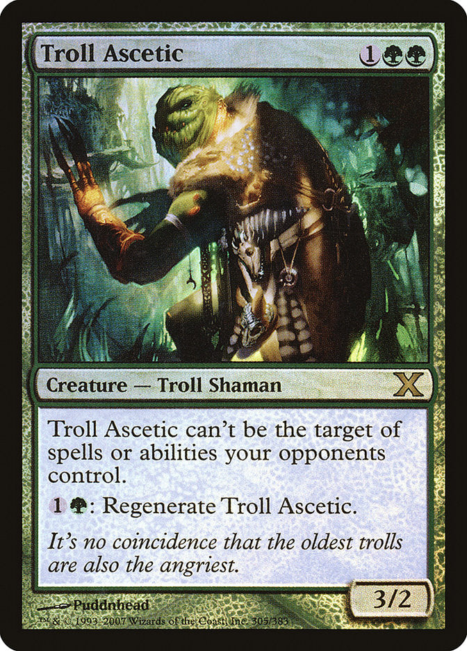 Troll Ascetic (Premium Foil) [Tenth Edition] | Rock City Comics