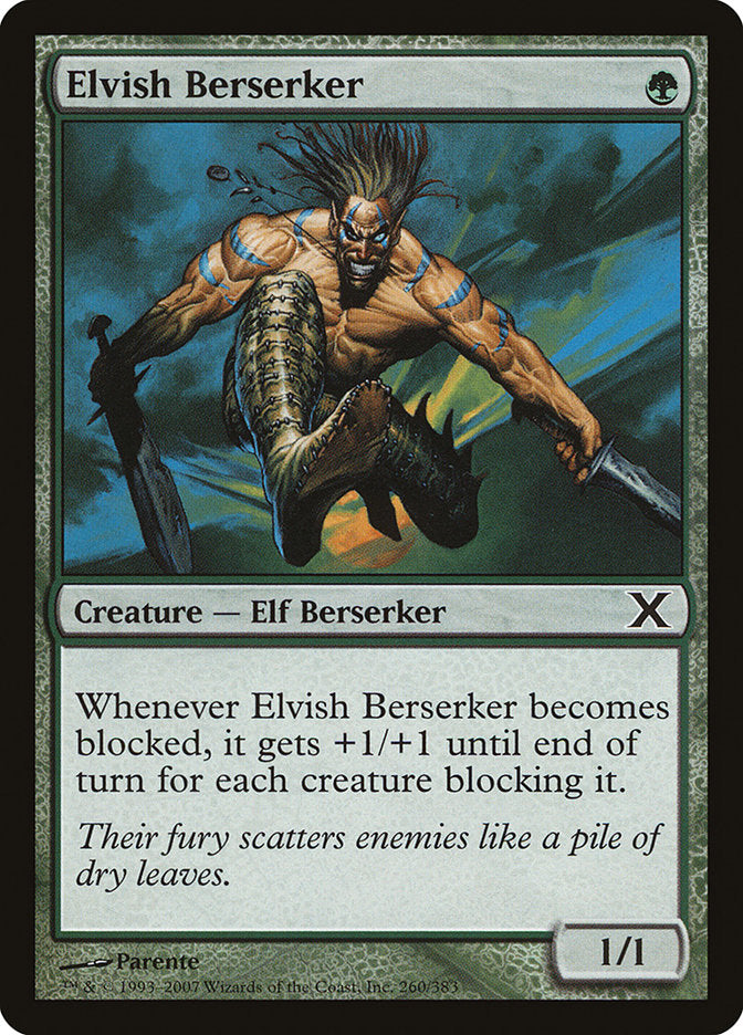 Elvish Berserker [Tenth Edition] | Rock City Comics