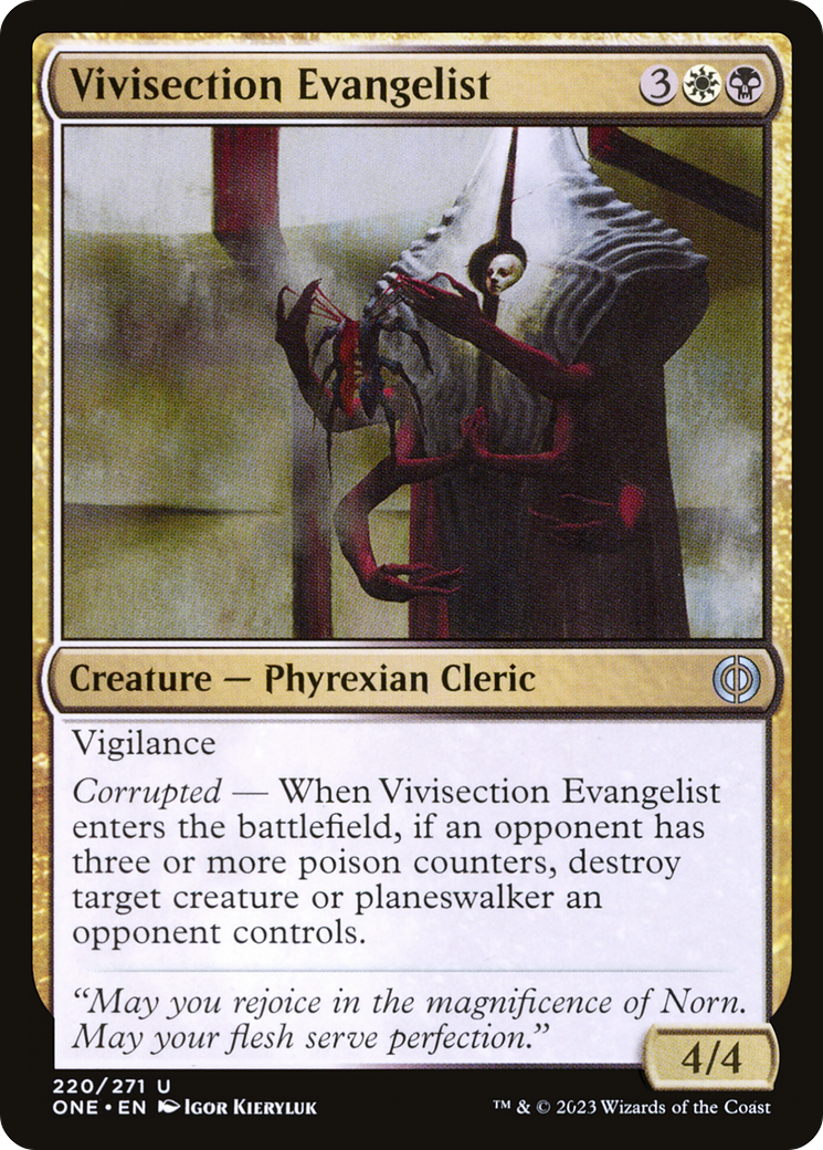 Vivisection Evangelist [Phyrexia: All Will Be One] | Rock City Comics