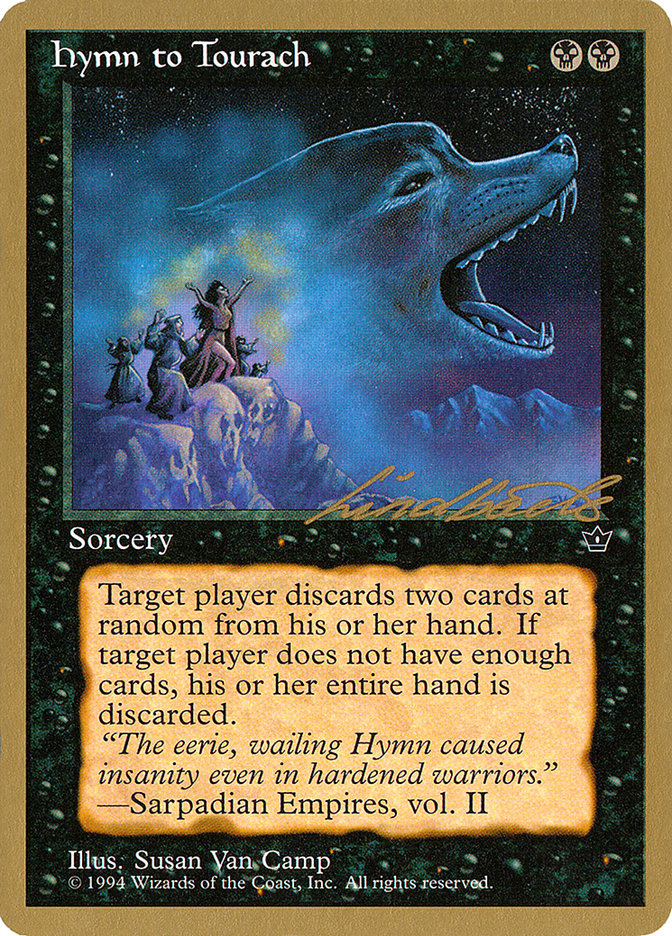 Hymn to Tourach (Wolf) (Leon Lindback) [Pro Tour Collector Set] | Rock City Comics