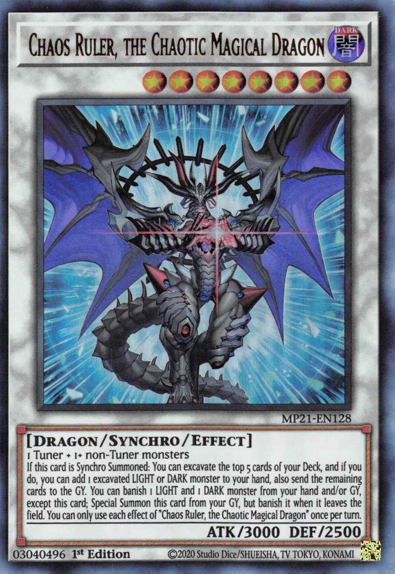 Chaos Ruler, the Chaotic Magical Dragon [MP21-EN128] Ultra Rare | Rock City Comics