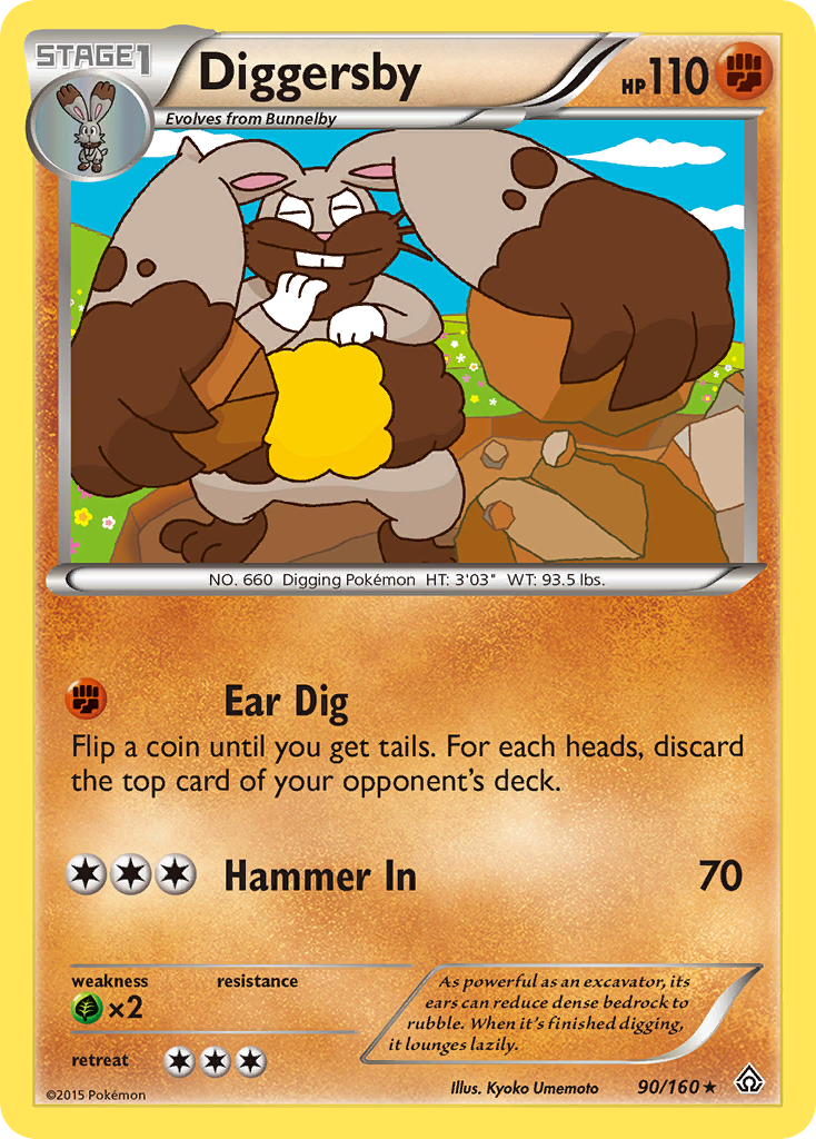 Diggersby (90/160) [XY: Primal Clash] | Rock City Comics