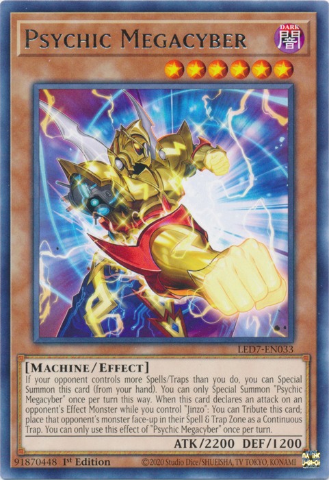 Psychic Megacyber [LED7-EN033] Rare | Rock City Comics