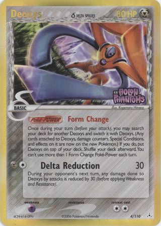 Deoxys (4/110) (Delta Species) (Stamped) [EX: Holon Phantoms] | Rock City Comics