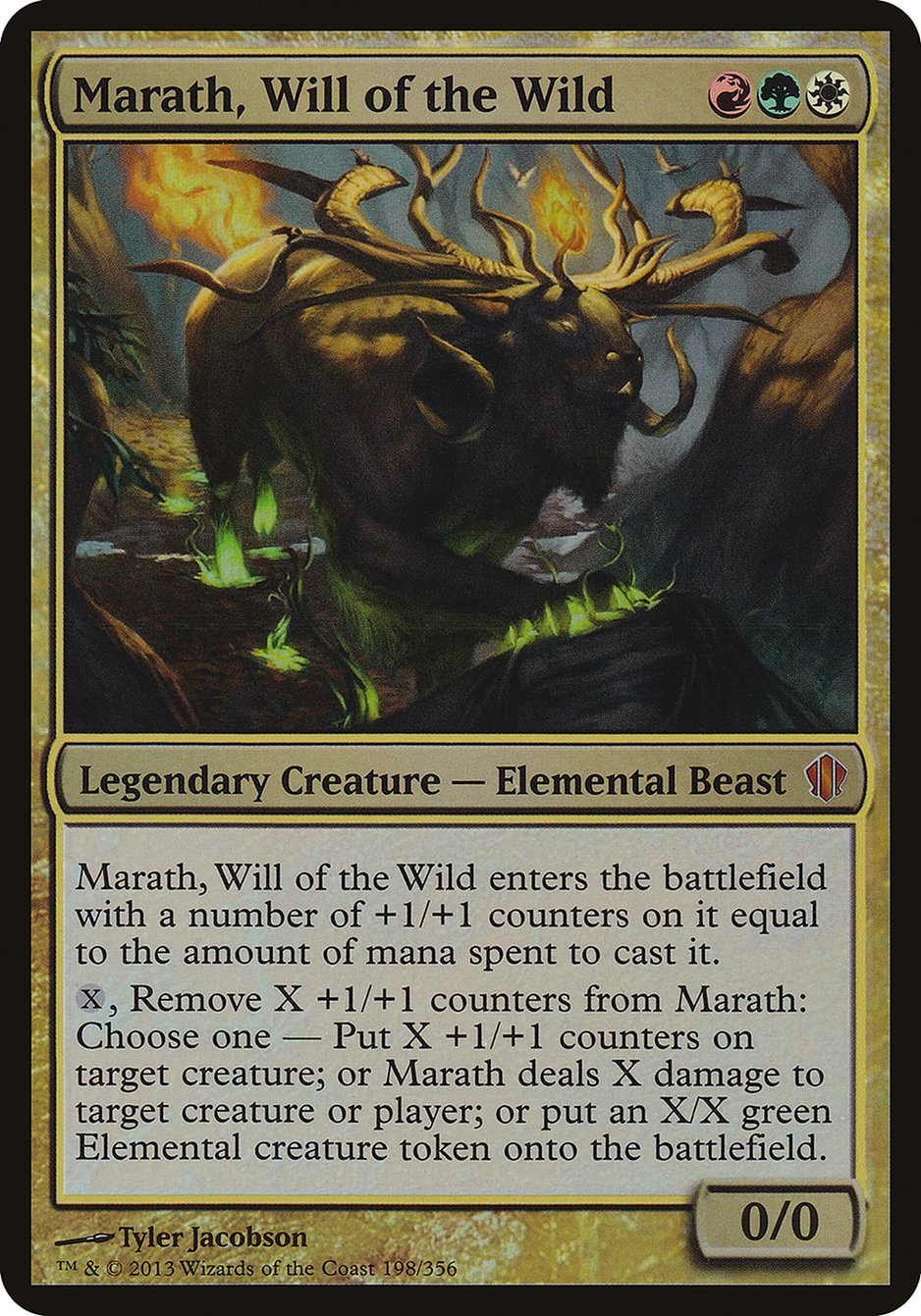 Marath, Will of the Wild (Oversized) [Commander 2013 Oversized] | Rock City Comics