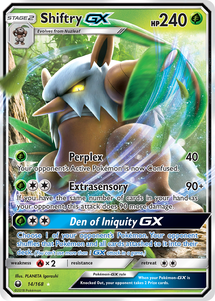 Shiftry GX (14/168) [Sun & Moon: Celestial Storm] | Rock City Comics