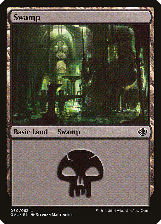 Swamp (60) (Garruk vs. Liliana) [Duel Decks Anthology] | Rock City Comics