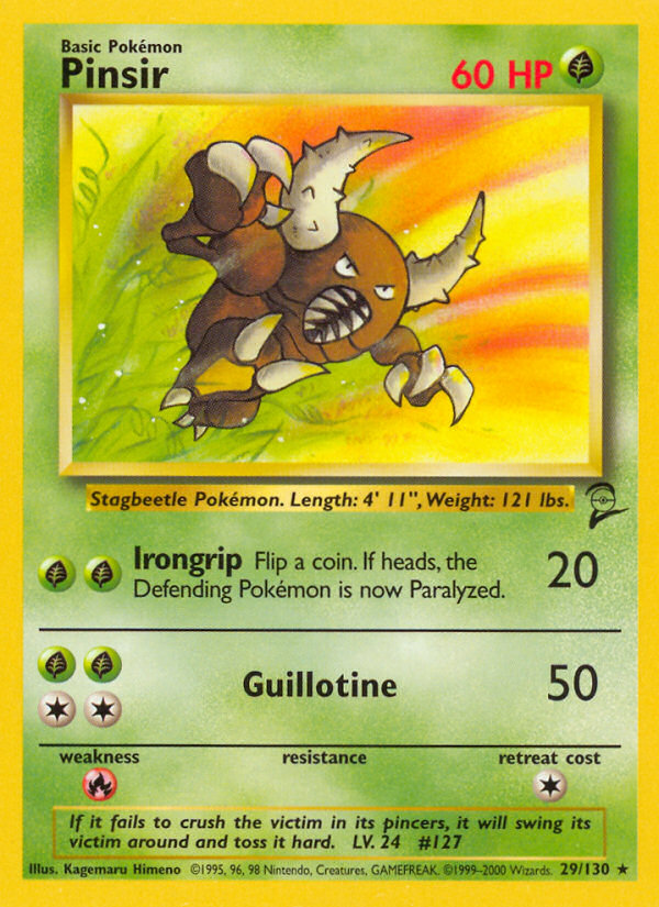 Pinsir (29/130) [Base Set 2] | Rock City Comics