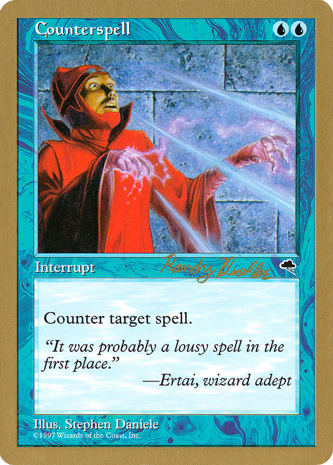 Counterspell (Randy Buehler) [World Championship Decks 1998] | Rock City Comics