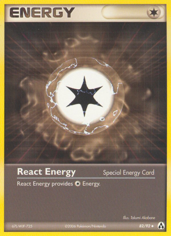 React Energy (82/92) [EX: Legend Maker] | Rock City Comics