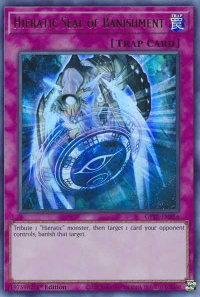 Hieratic Seal of Banishment [GFTP-EN056] Ultra Rare | Rock City Comics