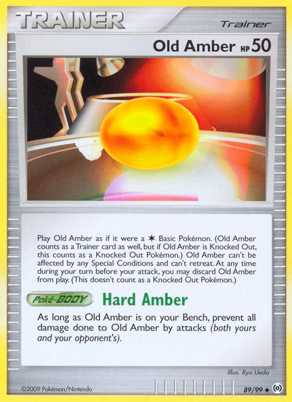 Old Amber (89/99) [Platinum: Arceus] | Rock City Comics