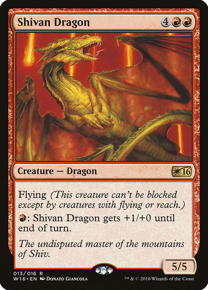 Shivan Dragon [Welcome Deck 2016] | Rock City Comics