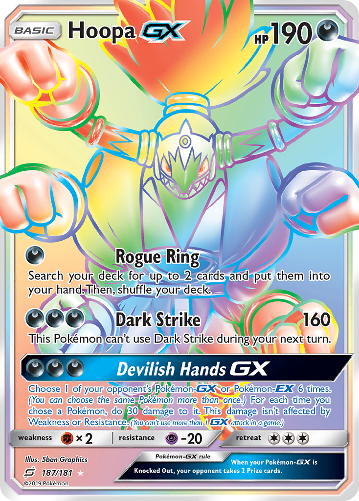 Hoopa GX (187/181) [Sun & Moon: Team Up] | Rock City Comics