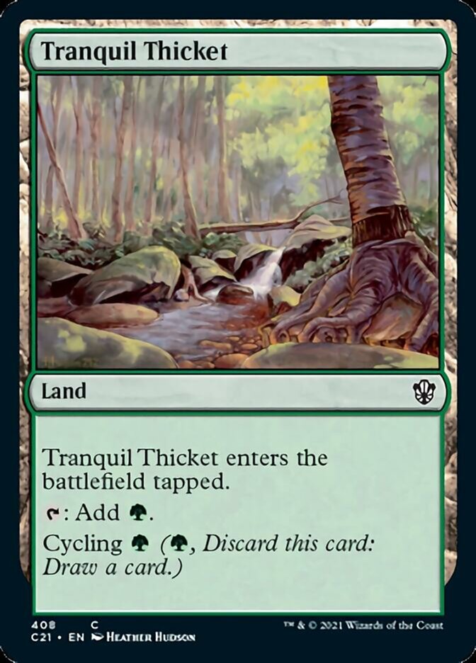 Tranquil Thicket [Commander 2021] | Rock City Comics